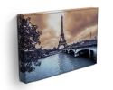 Eiffel Tower from Seine Canvas Print or Poster