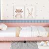 Kawaii Twin Size Upholstered Daybed with Cartoon Animal Ears