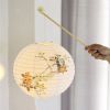 Handmade Round Paper Lantern Chinese/Japanese Style Painted Decorative Hanging Lantern