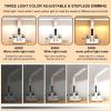 Multifunction LED Dimmable Desk Lamp with Digital Clock Date Temperature - USB Cable