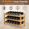 Freestanding Countertop Wine Bottle Organizer Rack