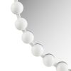 Beaded Round Wall Mirror