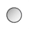 Beaded Round Wall Mirror