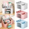 1pc Desktop Storage Drawers Cosmetic Makeup Organizer, Jewelry Display Box, Large Capacity Storage Box With Transparent Drawer, Pen Holder