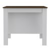 Cala Kitchen Island, Four Legs, Three Shelves