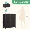 Dresser for Bedroom with 8 Drawers Tall Dresser & Chest of Drawers Fabric Dresser with Wood Top and Sturdy Steel Frame