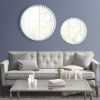 Beaded Round Wall Mirror