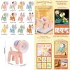 Cute Kawaii Poseable Animal Mini LED Table Desk Lamp Night Light Toy - Battery Operated