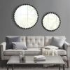 Beaded Round Wall Mirror
