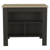 Rockaway 3-Shelf Kitchen Island