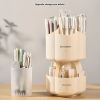 Office Desk 360 ° Rotating Double Layer Pen Holder Stationery Storage Box School Large Capacity Multifunctional Creative Pen Holder