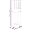 Over-the-Toilet Storage BERG 23.6"x10.6"x64.8" Solid Wood