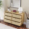 Drawer bedroom dresser, wooden antique dresser, TV cabinet bedroom living room corridor storage dresser, storage box drawer cabinet