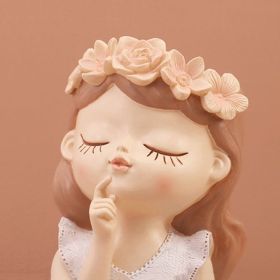 1pc Girls Plant Pots; Desktop Creative Cute Plant; Desktop Art Craft Decor (Option: Fantasy)