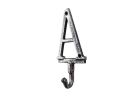 Cast Iron Letter A Alphabet Wall Hook 6"