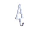 Cast Iron Letter A Alphabet Wall Hook 6"