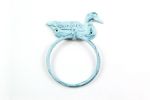 Cast Iron Mallard Duck Towel Holder 6.5"
