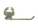 Cast Iron Crab Toilet Paper Holder 10"