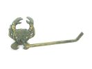 Cast Iron Crab Toilet Paper Holder 10"