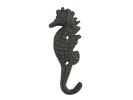 Cast Iron Seahorse Hook 5"