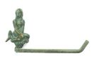 Cast Iron Mermaid Toilet Paper Holder 10"