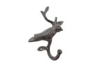 Cast Iron Decorative Bird Hook 6"