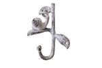 Cast Iron Decorative Snail Hook 6"