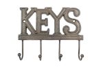 Cast Iron Keys Hooks 8"