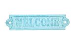 Cast Iron Welcome Sign 6"