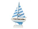 Wooden Sailboat Model Christmas Tree Ornament