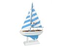 Wooden Sailboat Model Christmas Tree Ornament