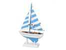 Wooden Sailboat Model Christmas Tree Ornament