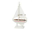 Wooden Sailboat Model Christmas Tree Ornament