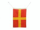 Cloth Nautical Alphabet Flag Decoration 20"