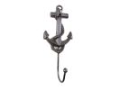 Cast Iron Anchor Decorative Hook 7"