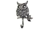 Cast Iron Owl Hook 6"