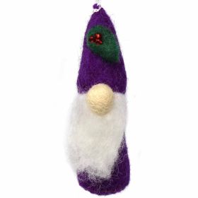 Christmas Ornament: Gnome (Option: Purple - Global Groove (H))