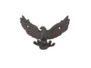 Cast Iron Flying Eagle Decorative Metal Talons Wall Hooks 6"