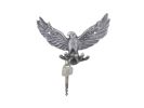 Cast Iron Flying Eagle Decorative Metal Talons Wall Hooks 6"
