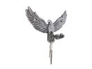 Cast Iron Flying Eagle Decorative Metal Talons Wall Hooks 6"