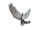 Cast Iron Flying Eagle Decorative Metal Talons Wall Hooks 6"