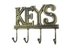 Cast Iron Keys Hooks 8"