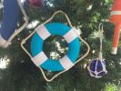 Decorative Lifering Christmas Ornament 6"