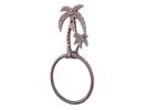 Cast Iron Palm Tree Towel Holder 9"