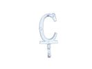 Cast Iron Letter C Alphabet Wall Hook 6"
