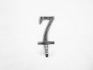 Cast Iron Number Wall Hook 6"