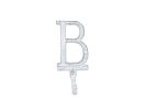 Cast Iron Letter B Alphabet Wall Hook 6"