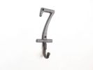 Cast Iron Number Wall Hook 6"