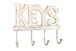 Cast Iron Keys Hooks 8"