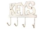 Cast Iron Keys Hooks 8"